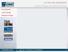 Tablet Screenshot of metallbau-schmidt-misselberg.de